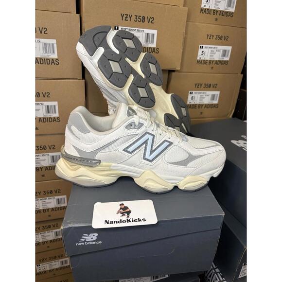 New Balance 9060 Sea Salt White U9060ECA Men Size 9.5